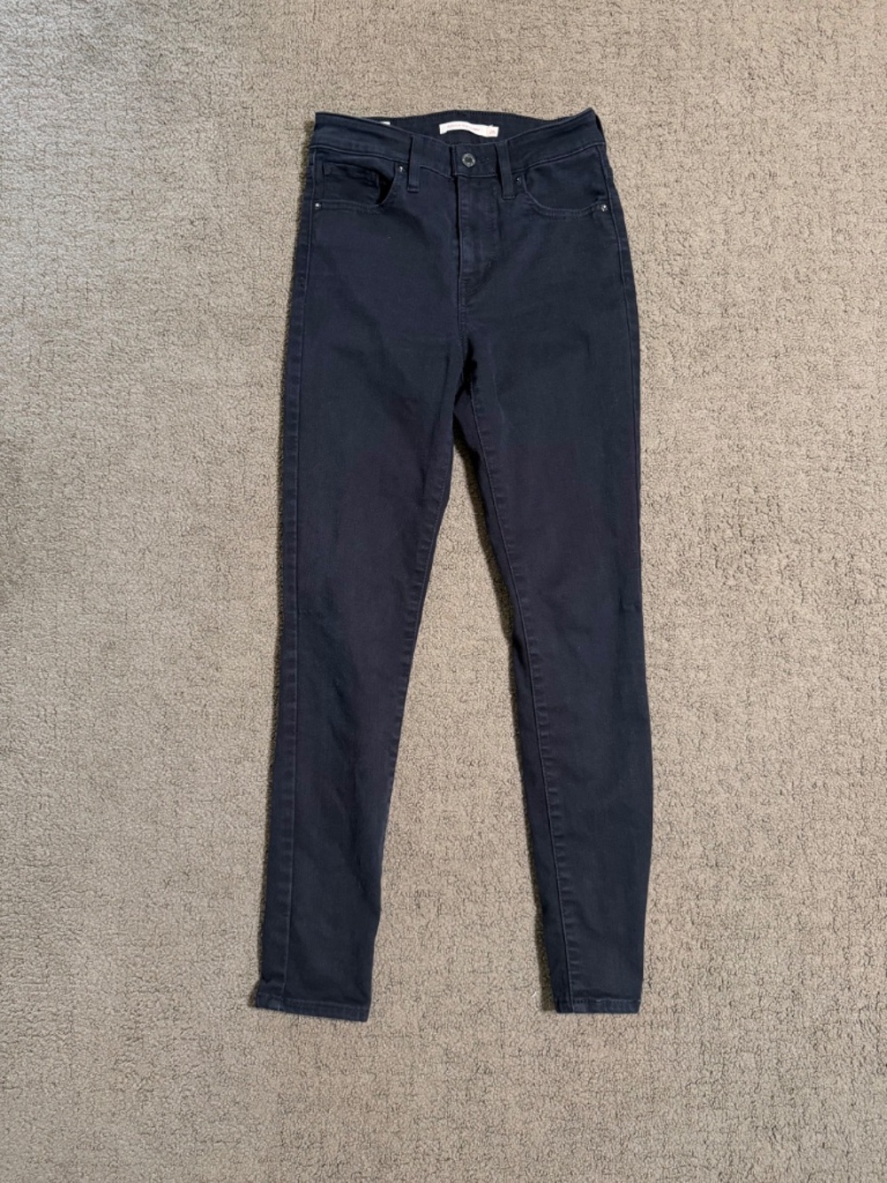 Levi’s Premium Women’s 721 High Rise Skinny Jeans Black Size 26